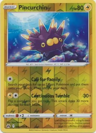 Crown Zenith Pincurchin #56/159 reverse holo
